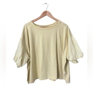 NWT We The Free Puff Sleeve Top